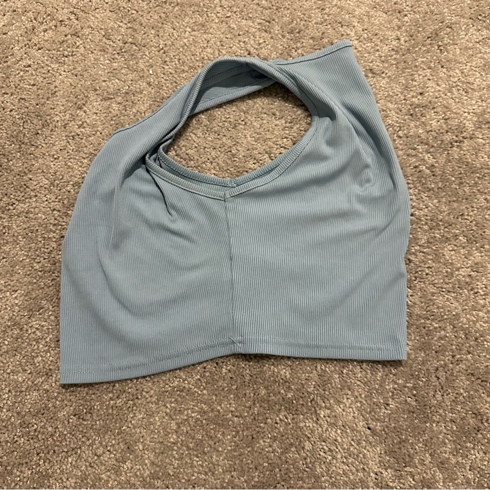 SHEIN Ribbed Crop Tank – Size L (US 8-10) - Picture 4 of 4